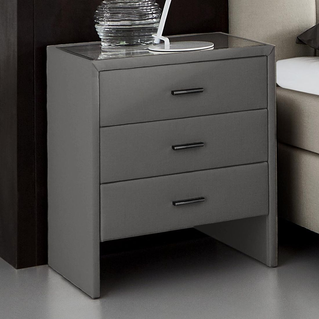 Polsternachttisch Vincenzo Komfort H 51cm