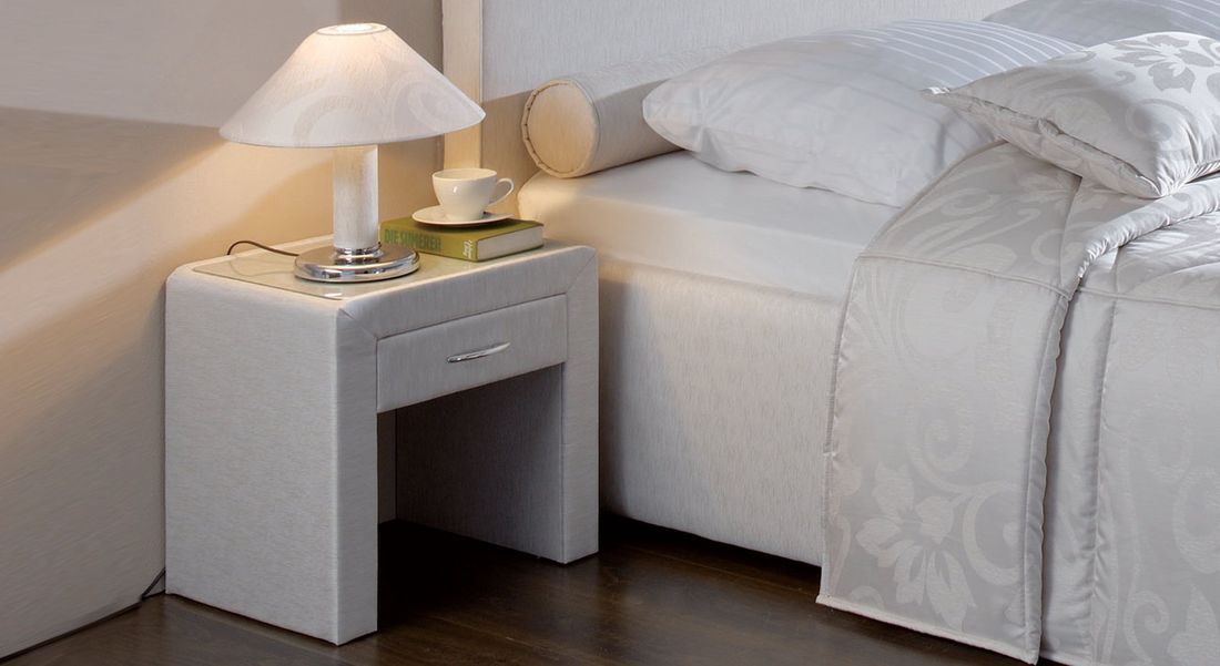 Polsternachttisch Viterbo Komfort H 50cm