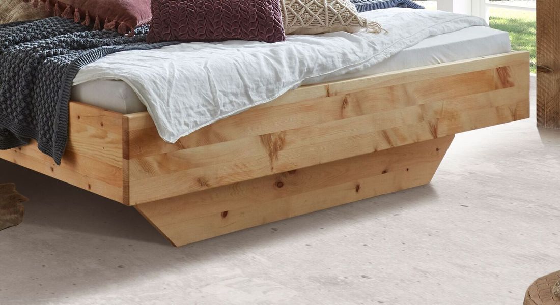 Bett Marmolata Komfort Zirbe Massivholz