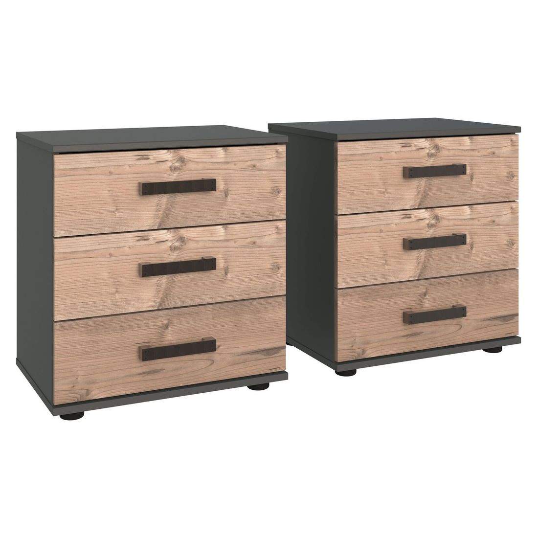 Nachttisch Viano Eiche Dekor H 58cm