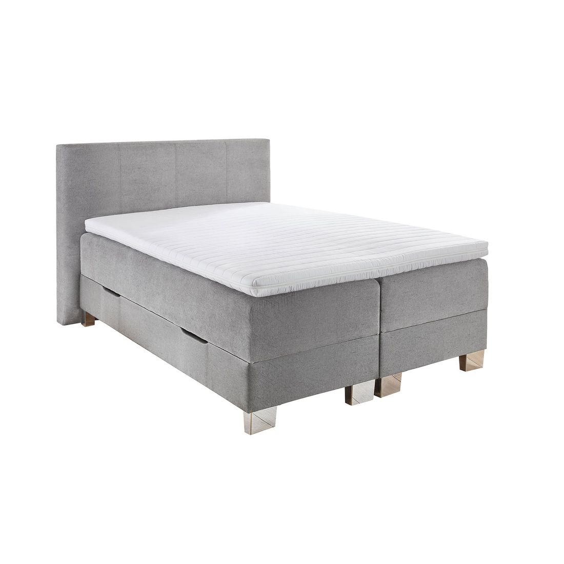 Boxspringbett Kenan Webstoff mit Bettkasten