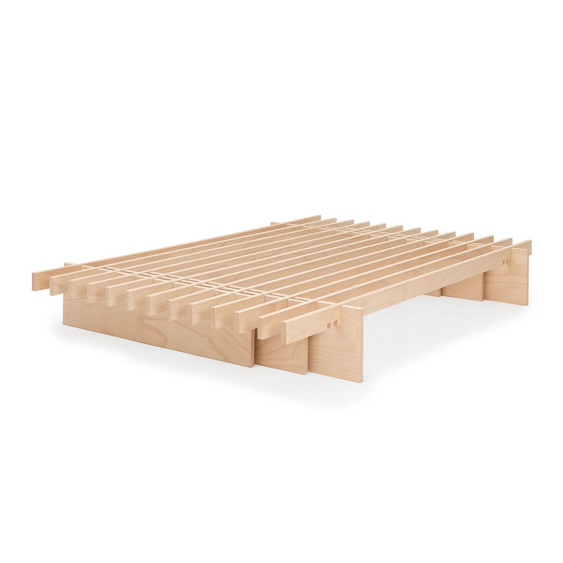 Tojo Bett Parallel Buche Massivholz