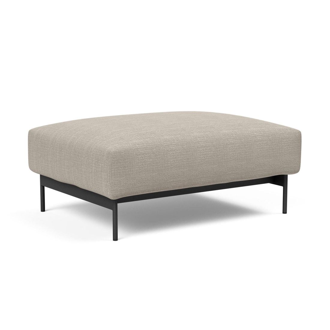 Polsterhocker Mulan Webstoff 100x75x41 cm