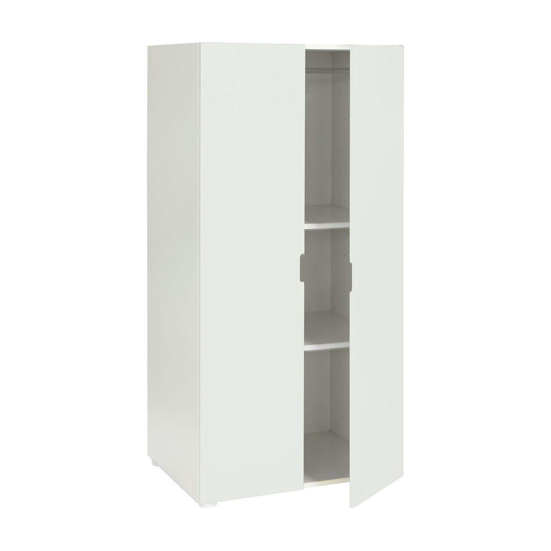 Drehtüren-Kleiderschrank Kids Town Buche teilmassiv 70x140cm