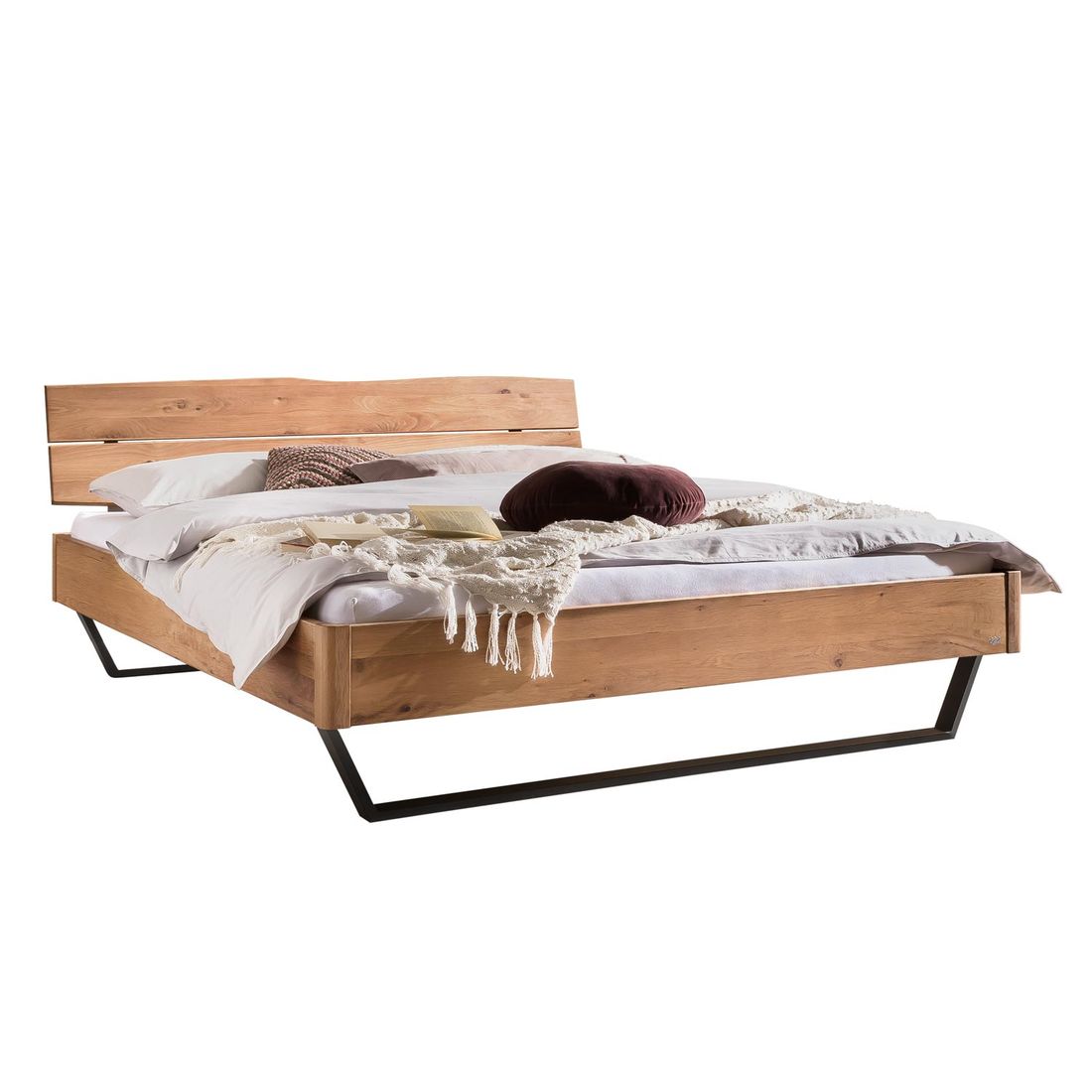 Bett Trogon Wildeiche Massivholz