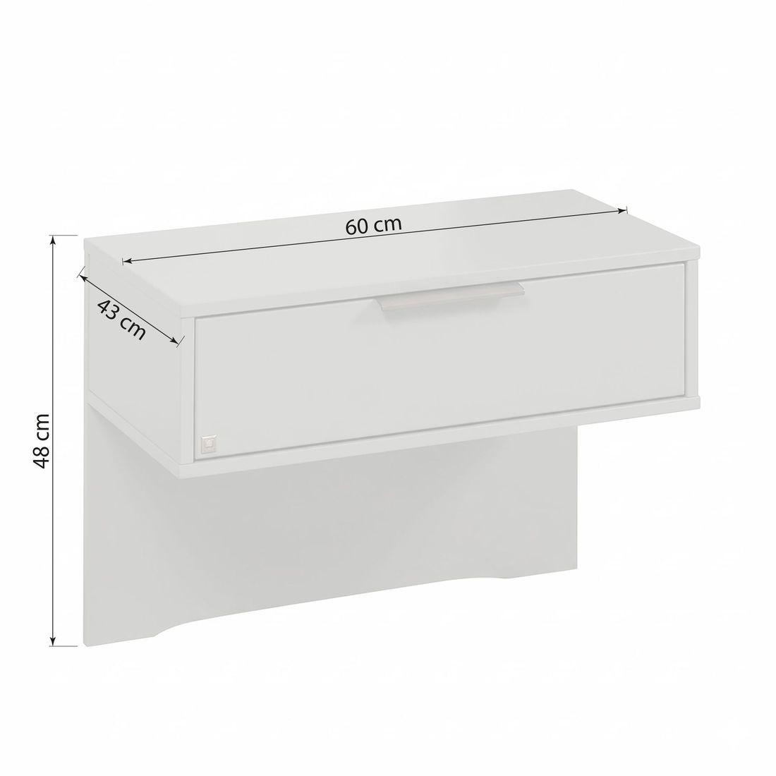Musterring Schwebenachttisch San Francisco Eiche Dekor H 48cm Havanna