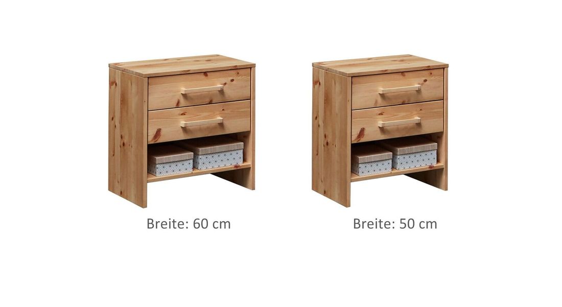 Nachttisch Sinestra Zirbe Massivholz H 60 cm