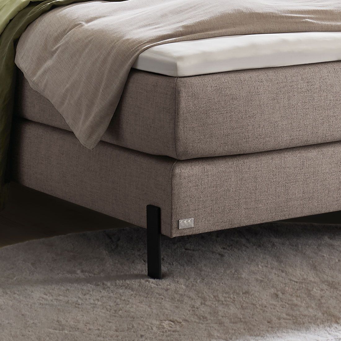 Boxspringbett Nevon Webstoff