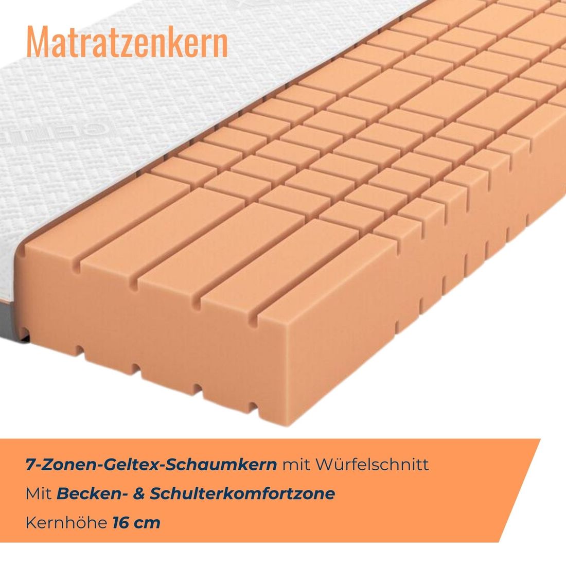 SCHLARAFFIA Gelschaum-Matratze GELTEX Quantum 180