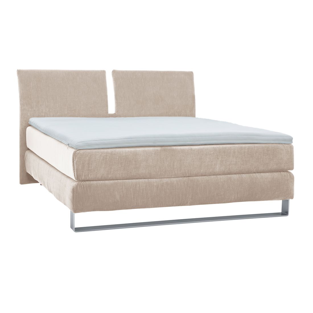 Musterring Boxspringbett Elias Webstoff JAB Kollektion mit Kopfteil geteilt