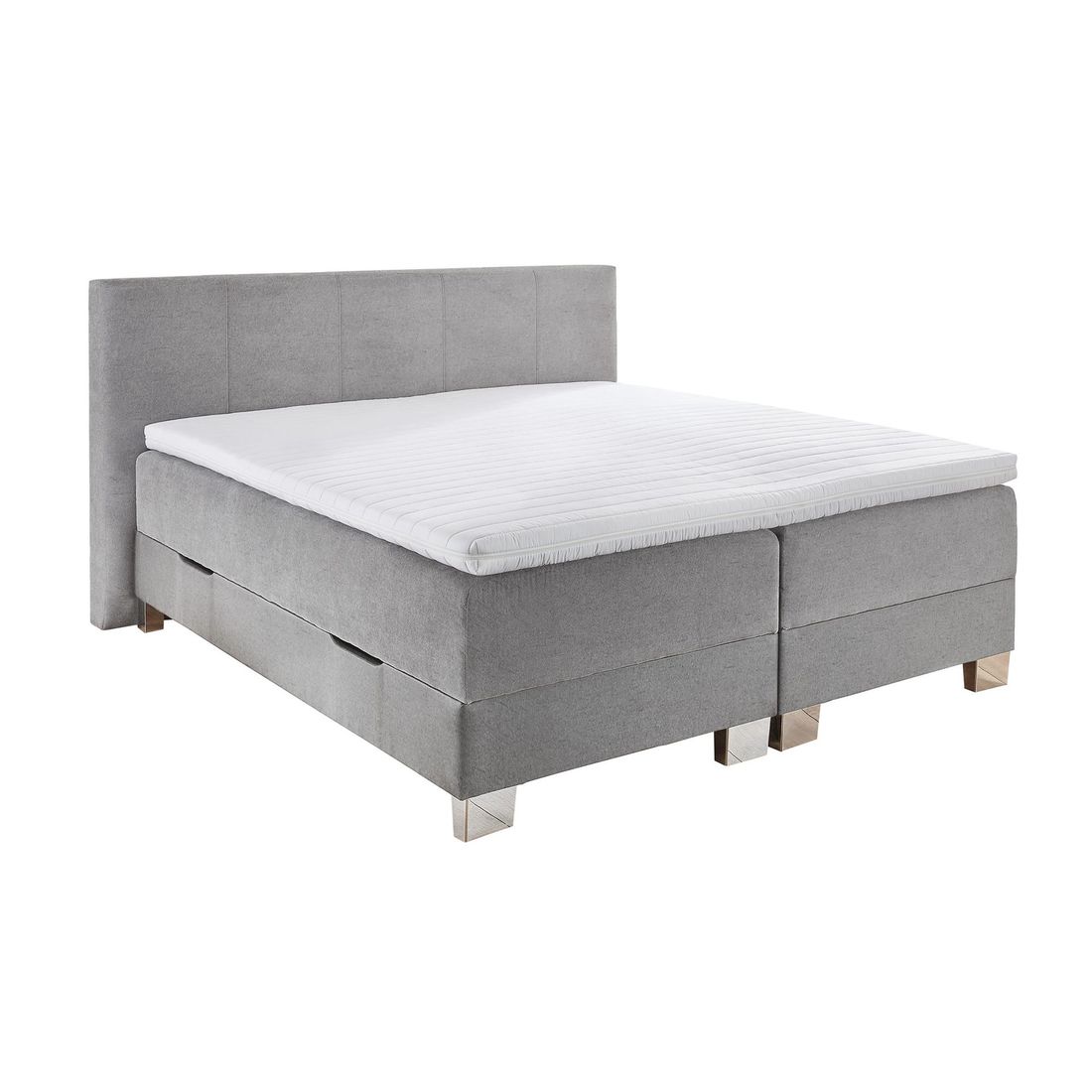 Boxspringbett Kenan Webstoff mit Bettkasten