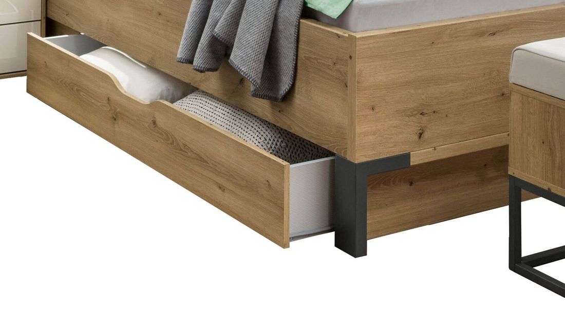 Bett Estiva Komfort Eiche Dekor