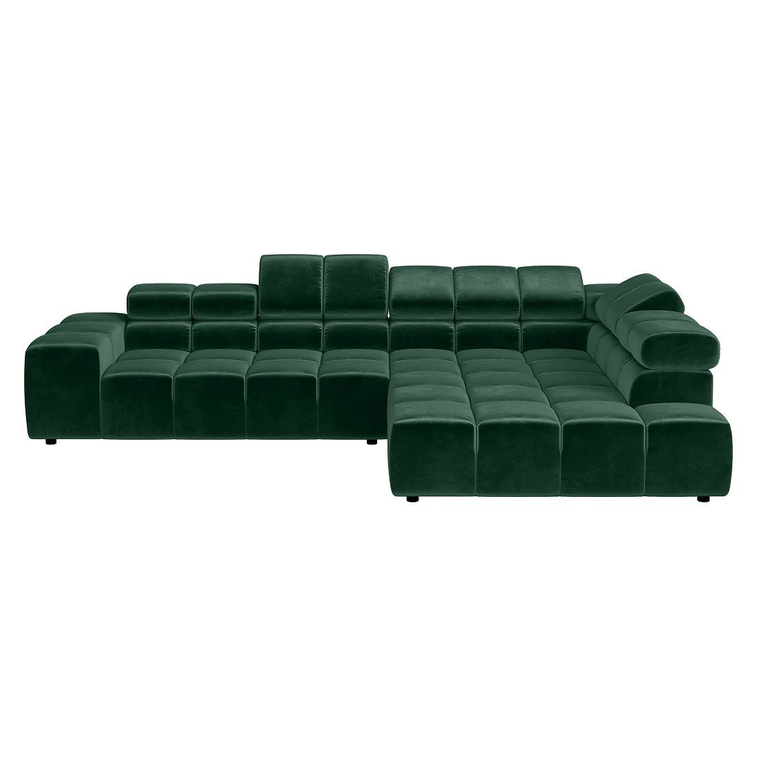 HOMELIV. Ecksofa Charlotta 319x215x82cm Velours