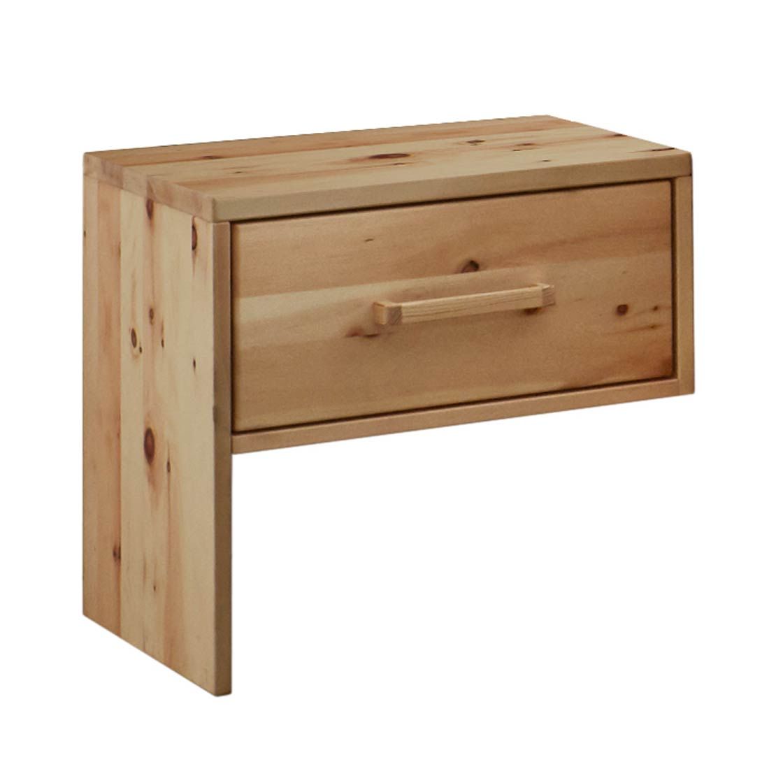 Nachttisch Marmolata Zirbe Massivholz H 48 cm
