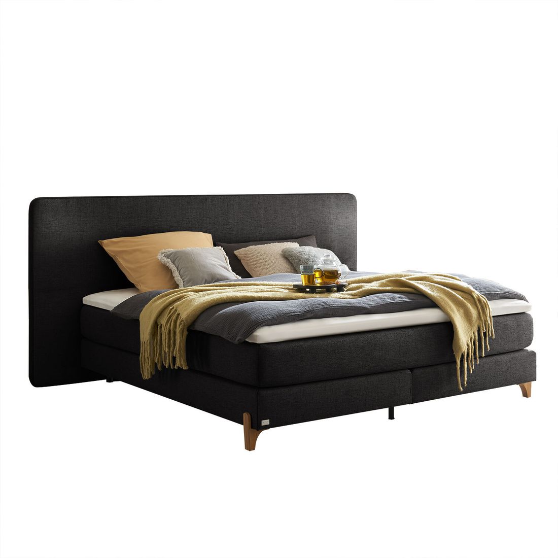 Boxspringbett Marein Webstoff