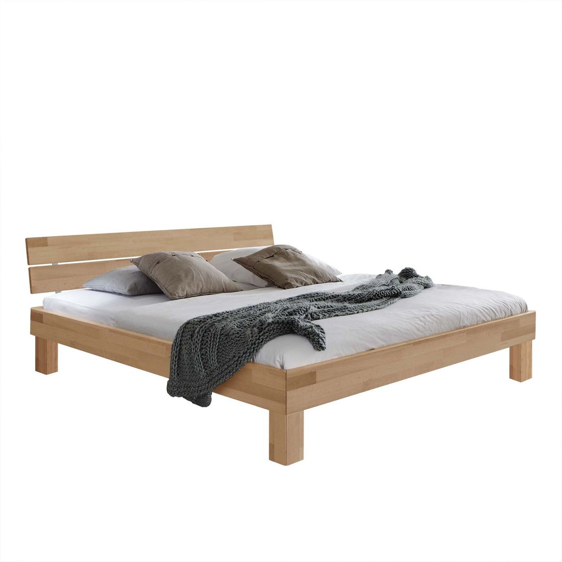 Bett Madrid Buche Massivholz