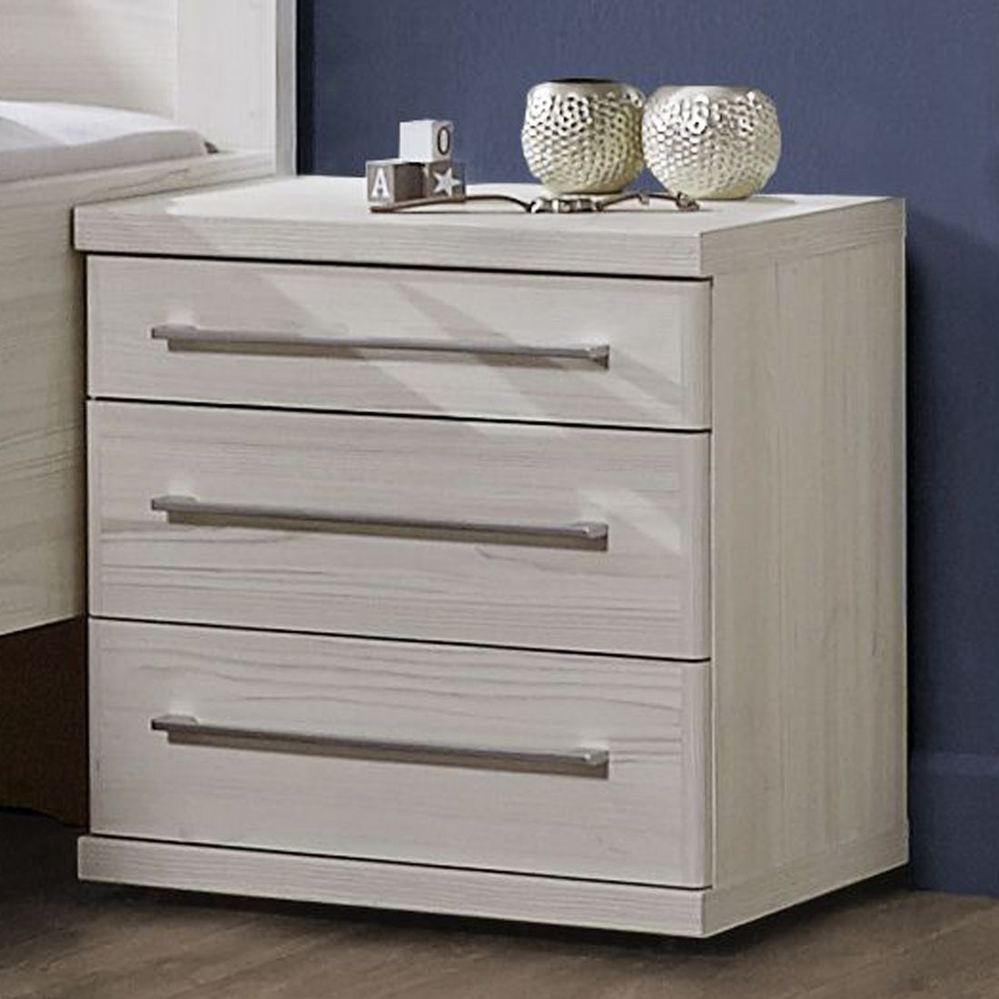 Nachttisch Apolda Lärche Dekor H 52cm