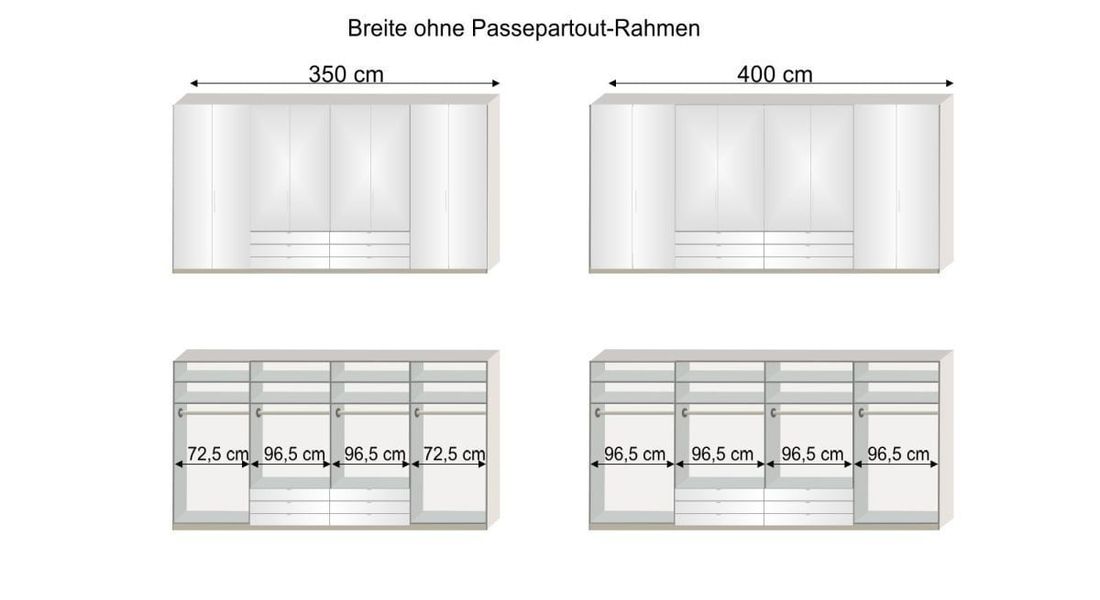 Spiegel-Kleiderschrank Elmira