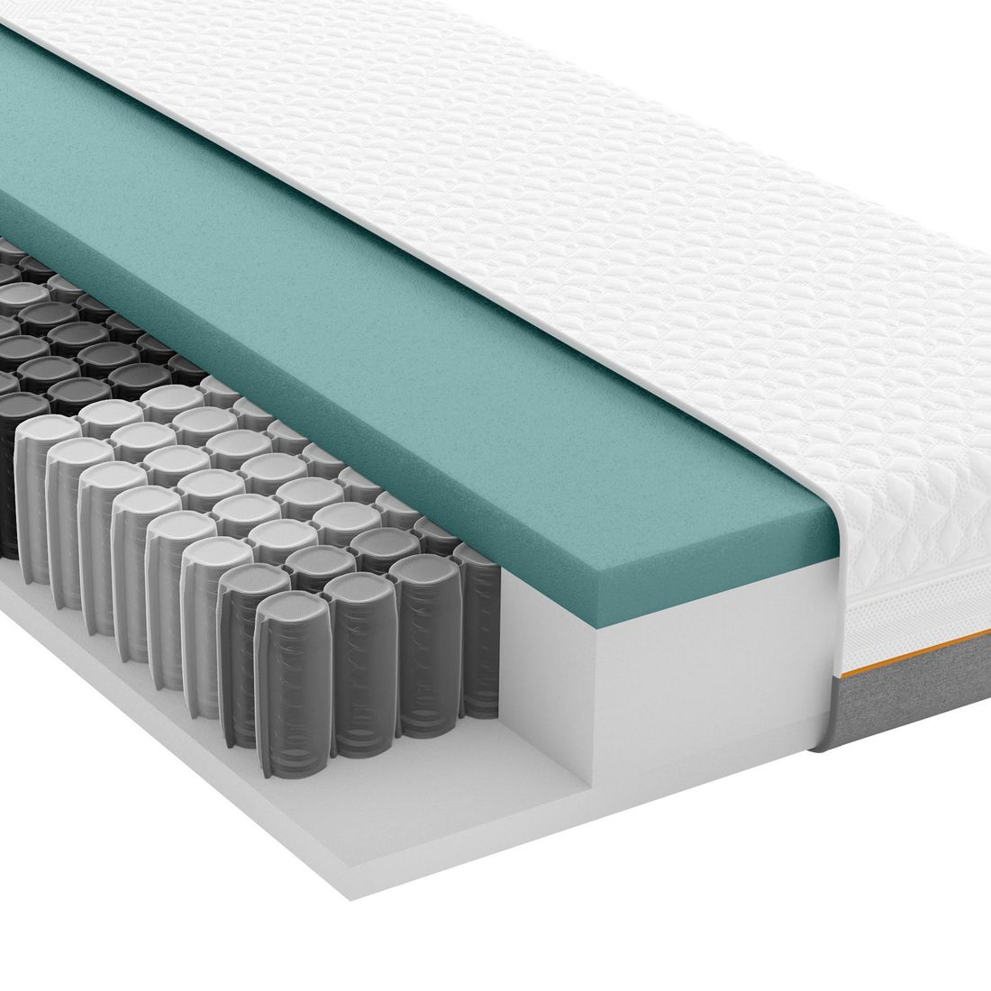 SCHLARAFFIA Taschenfederkern-Matratze GELTEX Solaris Next ZX TFK