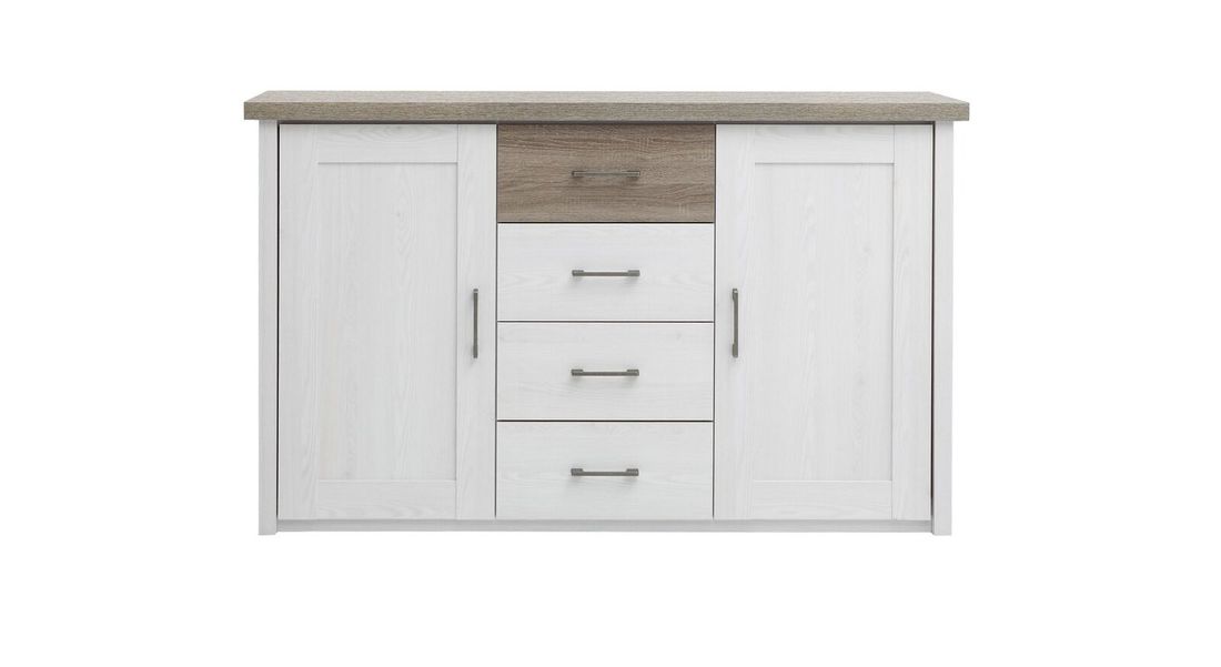 Sideboard Jordi Pinie Dekor mit Schubladen
