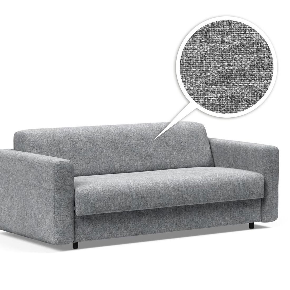Schlafsofa Amida Webstoff/Bouclé