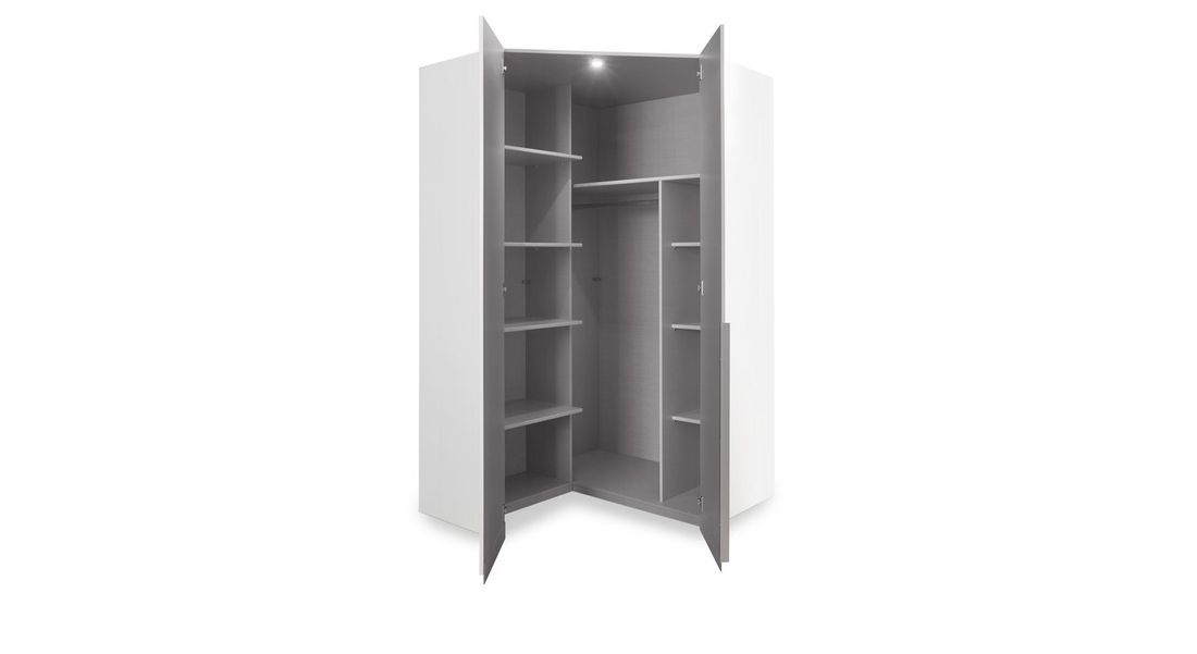 Eck-Kleiderschrank Coreno