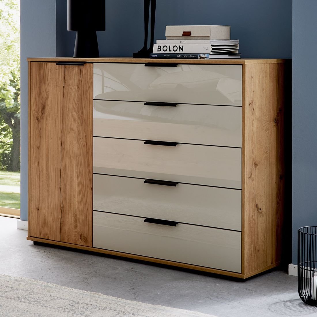 Interliving Kommode 1034 Eiche Dekor mit Schubladen