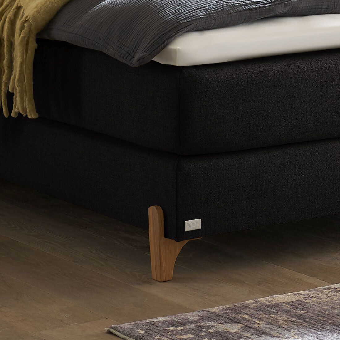 Boxspringbett Marein Webstoff