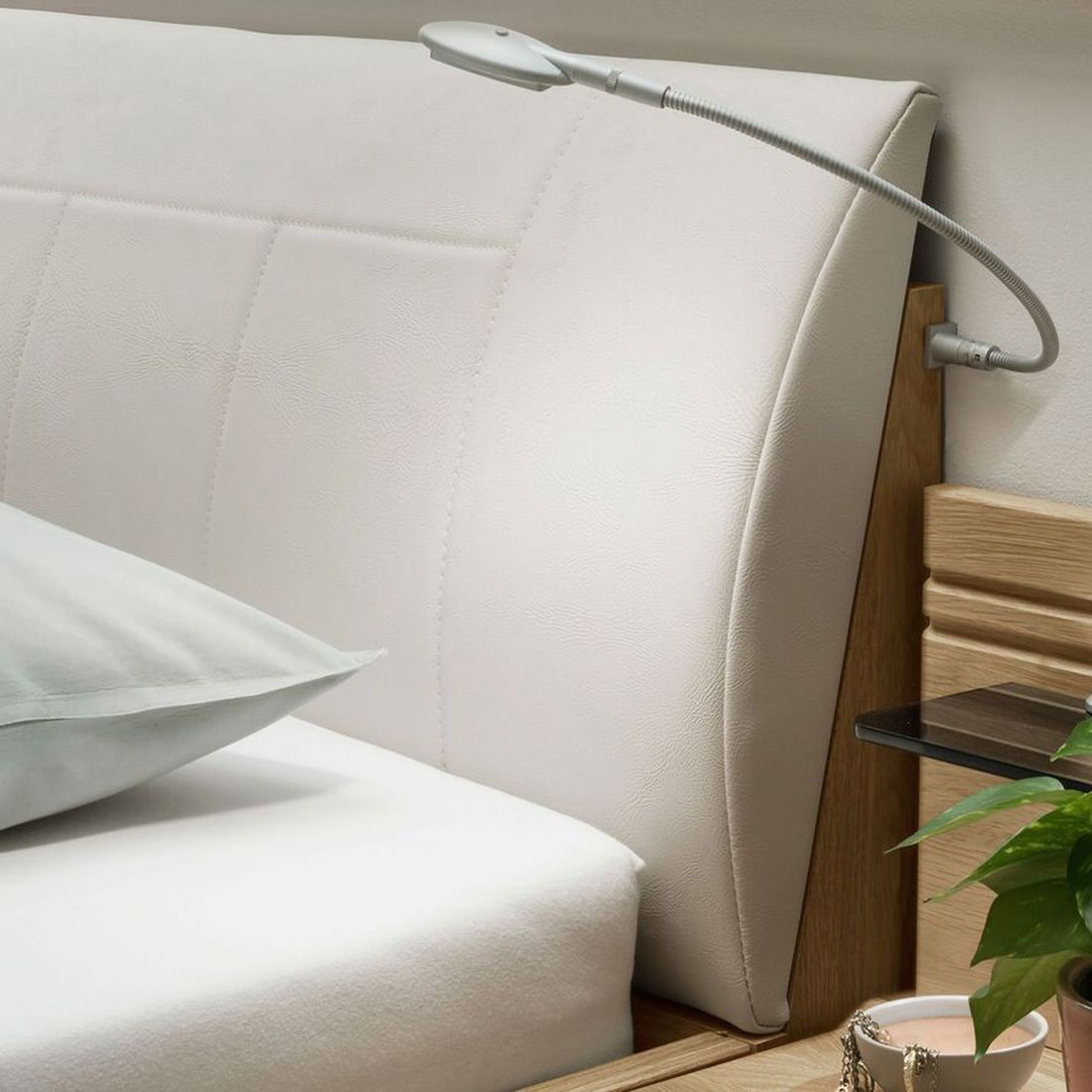Doppelbett Ayla Komfort Eiche Dekor