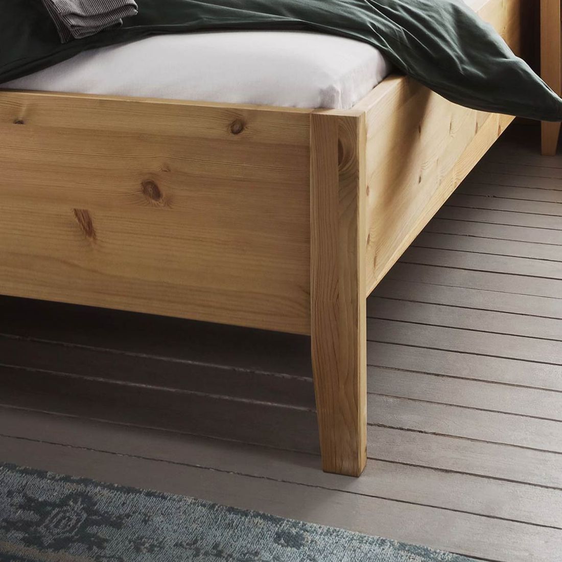 Bett Jerico Komfort Kiefer Massivholz