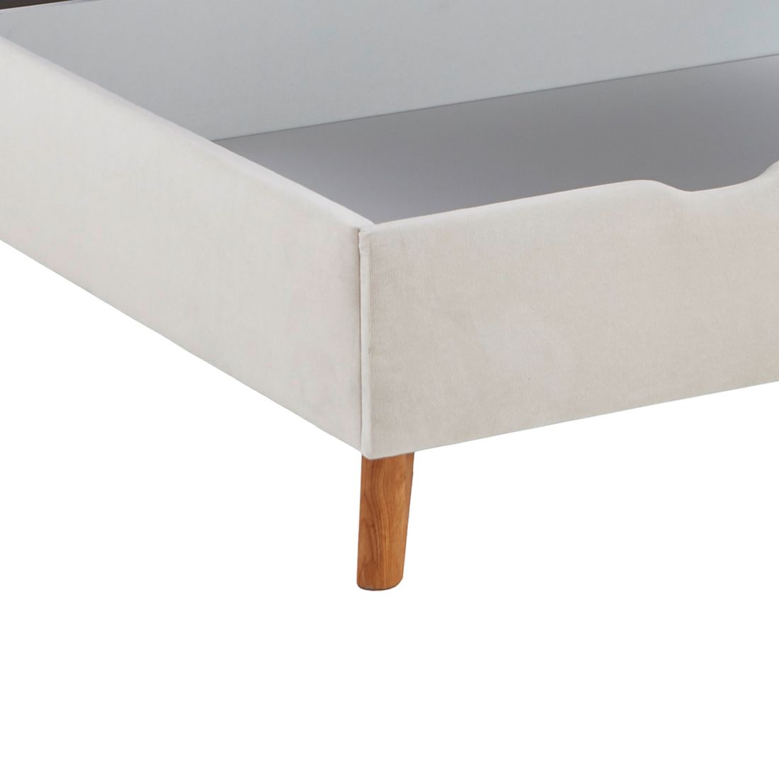 Boxspringbett Ronnes Webstoff mit Bettkasten
