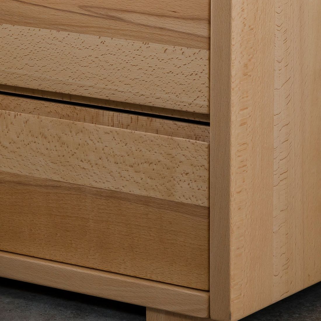 Nachttisch Grimar Wildbuche Massivholz H 48cm