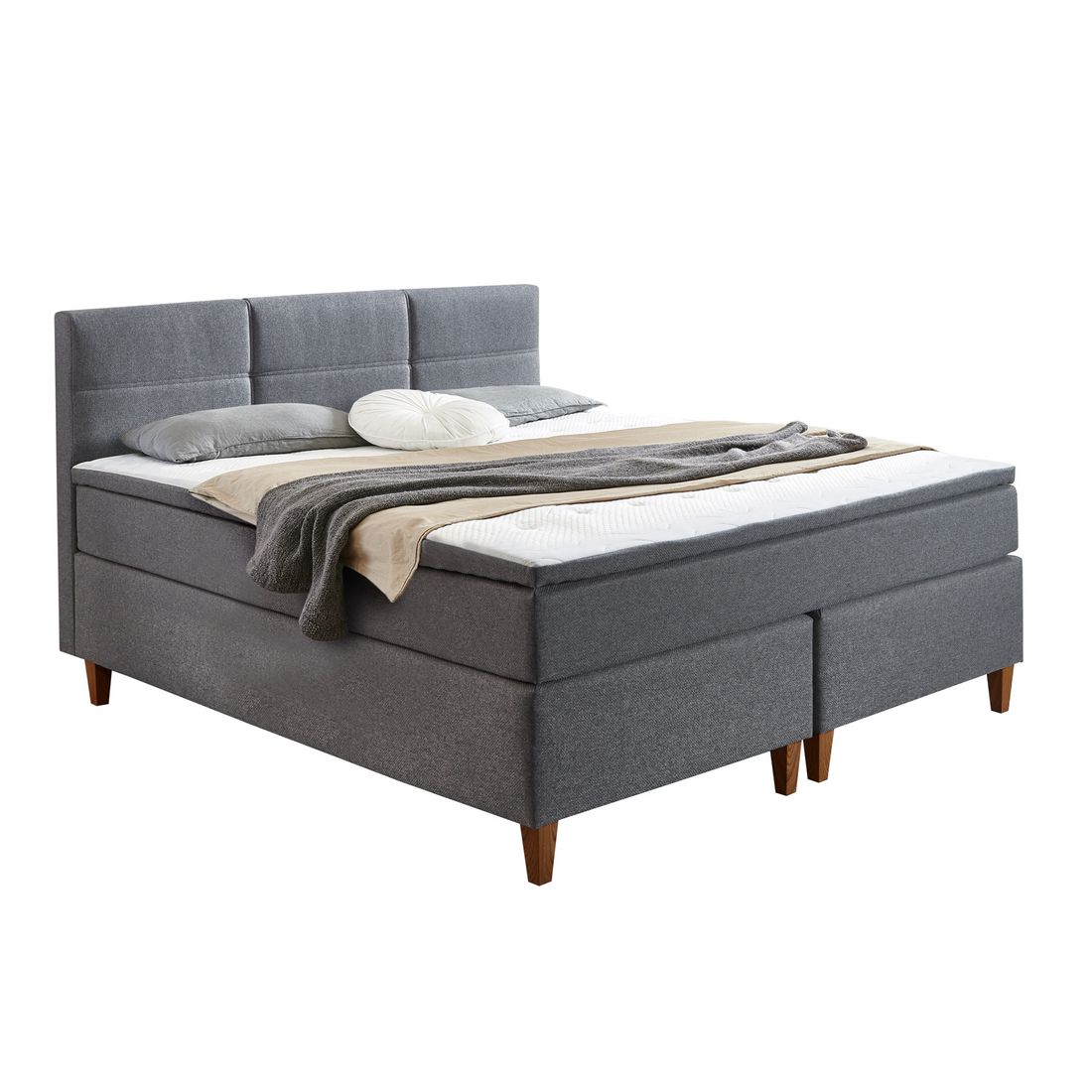 Boxspringbett Marek Webstoff
