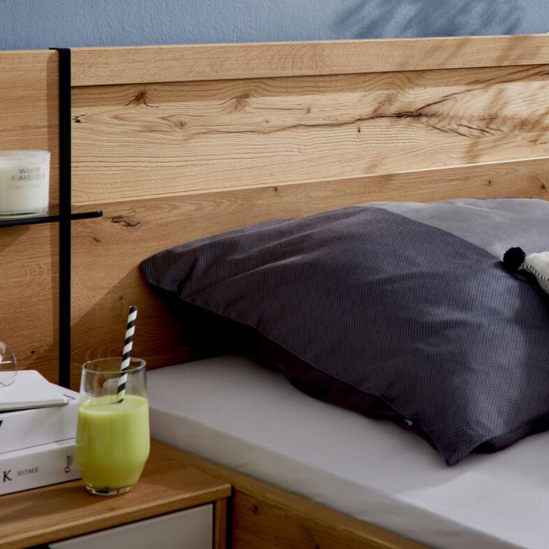 Interliving Bett 1034 Komfort Eiche Dekor