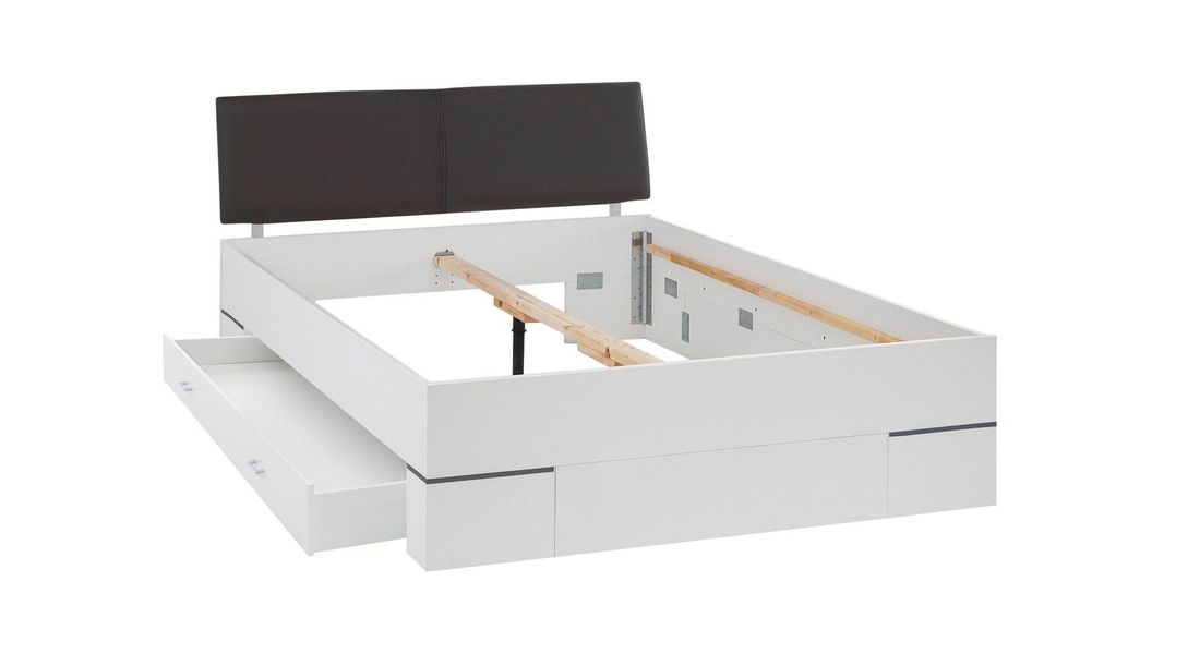 Komplettbett Nicaya Komfort mit Lattenrost, Matratze und Schubkasten