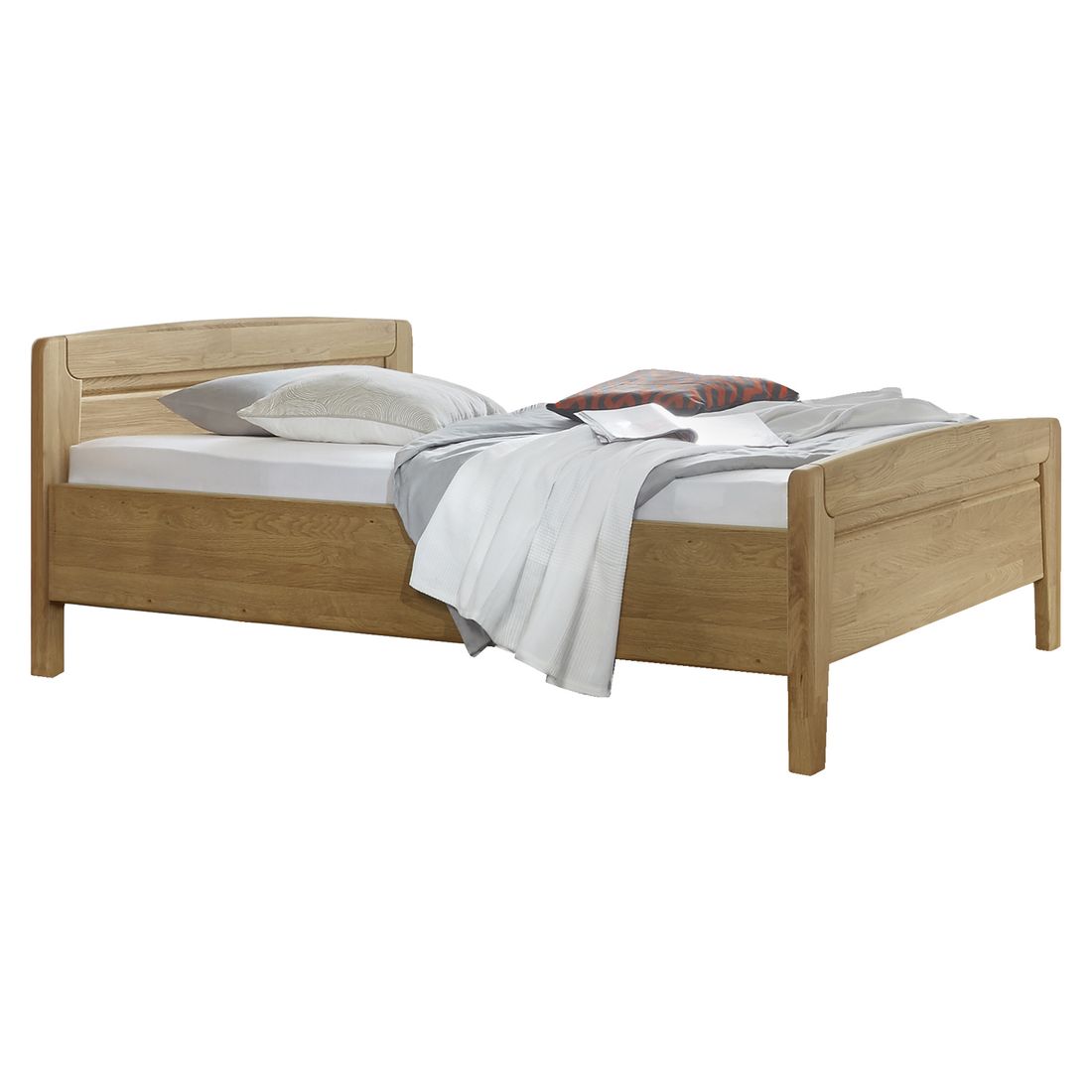 Seniorenbett Agaro Komfort Eiche teilmassiv