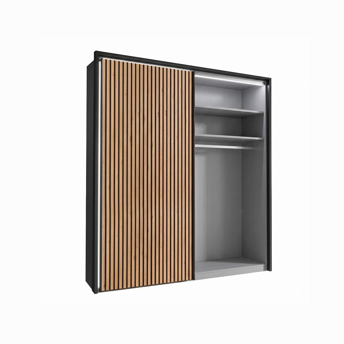 Schwebetüren-Kleiderschrank Yamen