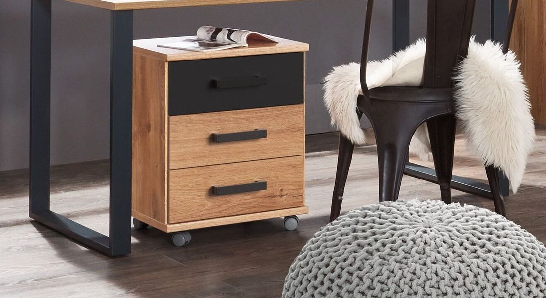 Rollcontainer Nolan Eiche Dekor