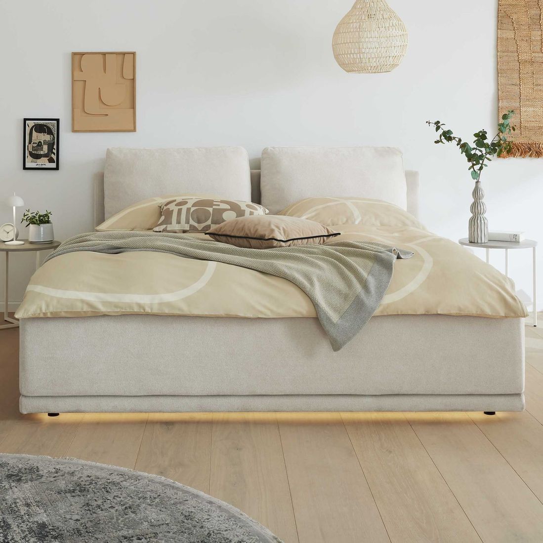 Musterring Polsterbett JustB! SC 200 Komfort Webstoff