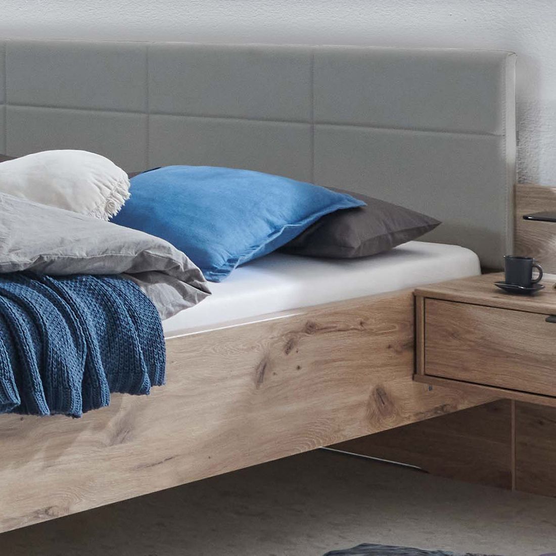 Bett Carivon Komfort Eiche Dekor