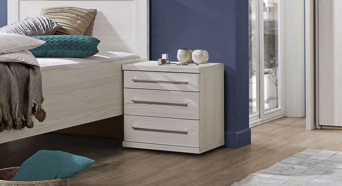 Nachttisch Apolda Lärche Dekor H 52cm