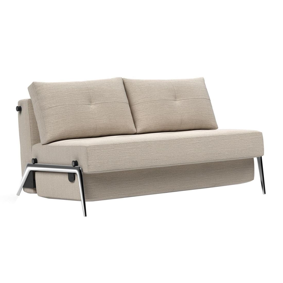 Schlafsofa Ramasa Webstoff mit Stauraum