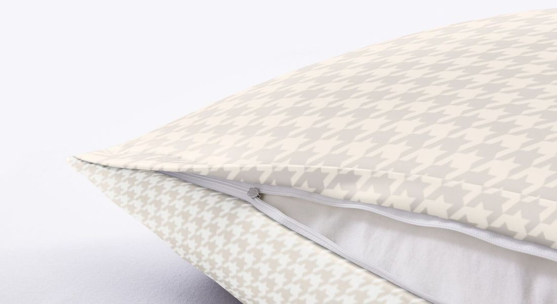 Kleine Wolke Mako-Satin-Bettwäsche Stirling Taupe