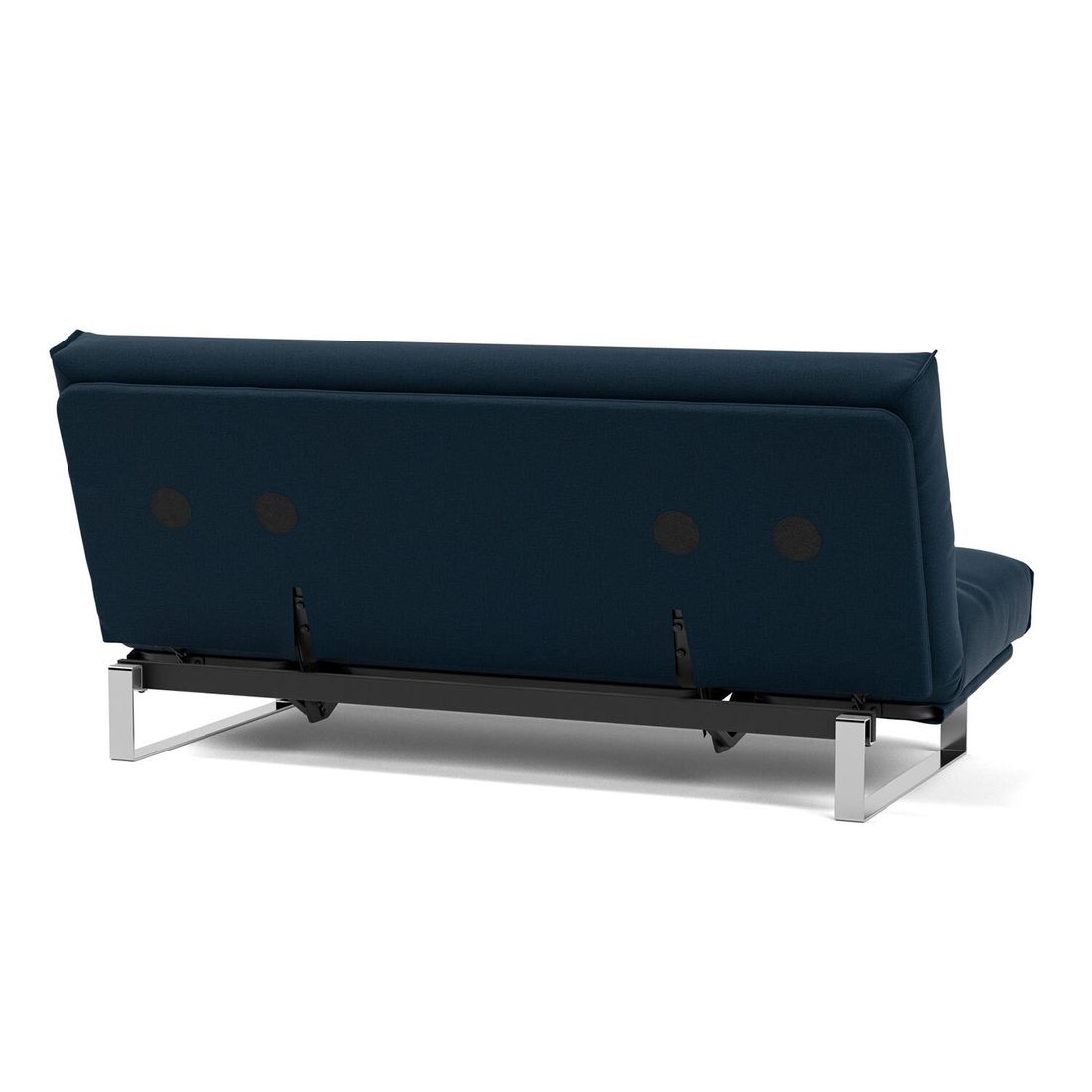 Schlafsofa Koshai Webstoff/Cord mit Lattenrost und Aufbewahrungstuch