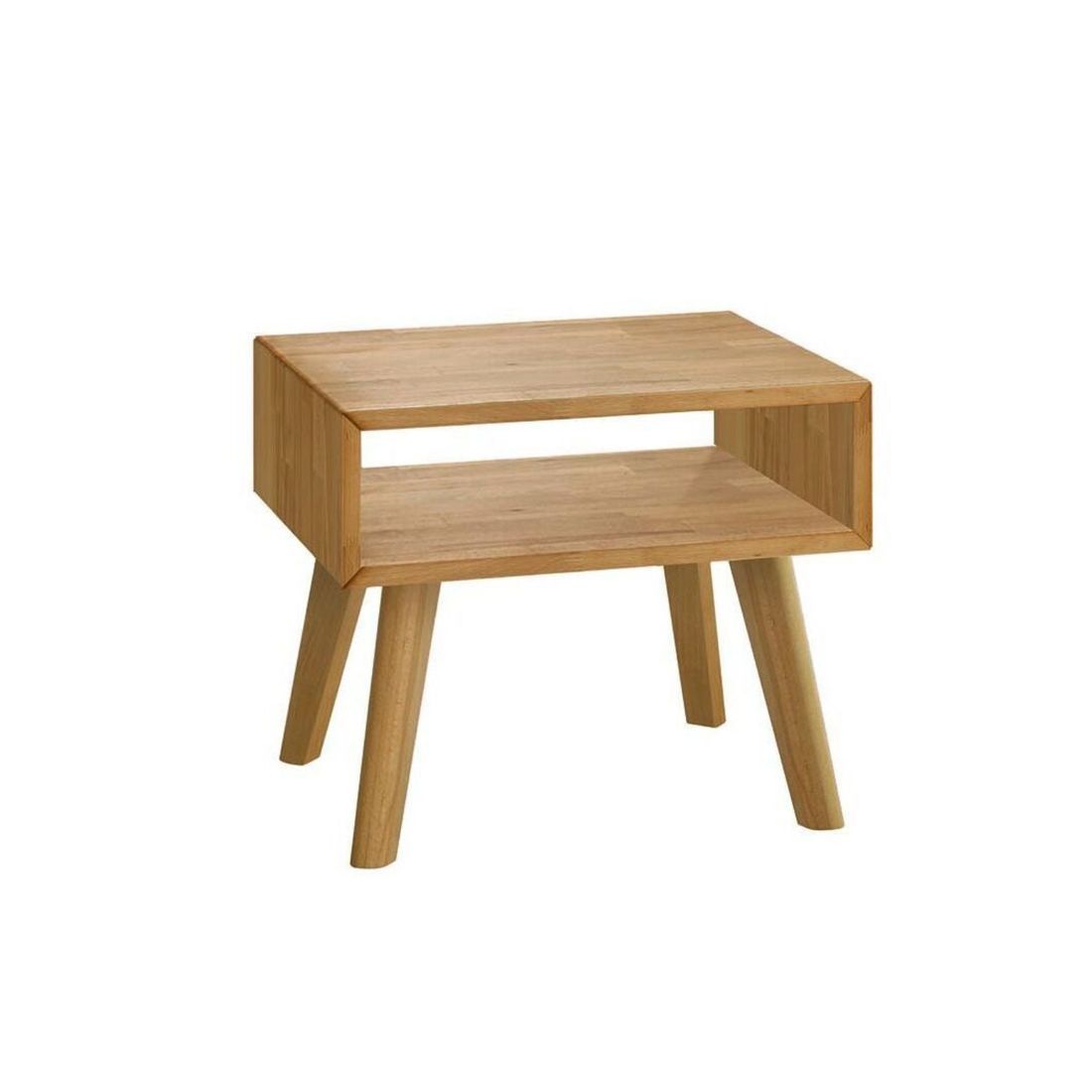 Nachttisch Amsden Kernbuche Massivholz H 42cm
