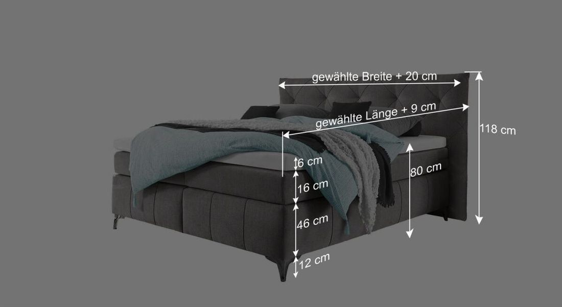 Boxspringbett Aidan