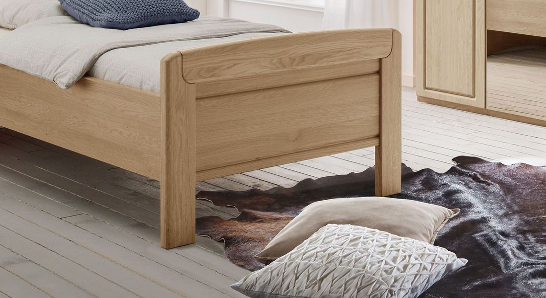 Seniorenbett Hazleton Komfort Eiche teilmassiv