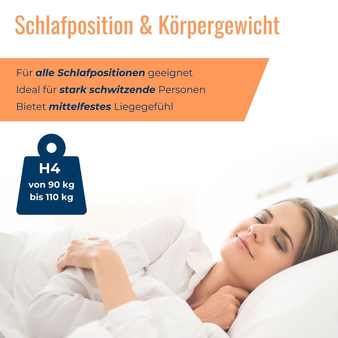 Taschenfederkern-Matratze orthowell 1000 XXL