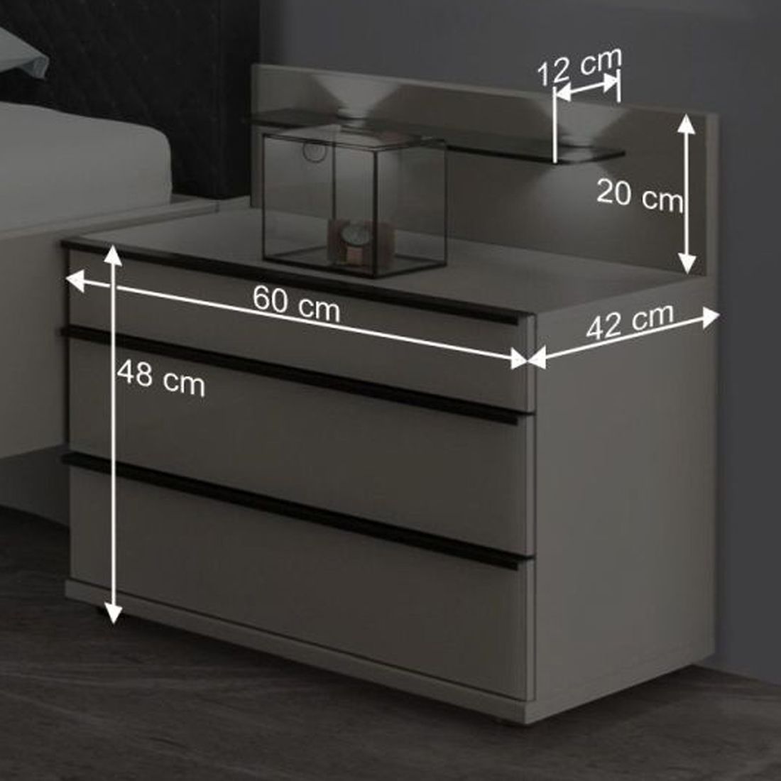 Nachttisch Loyd H 48cm