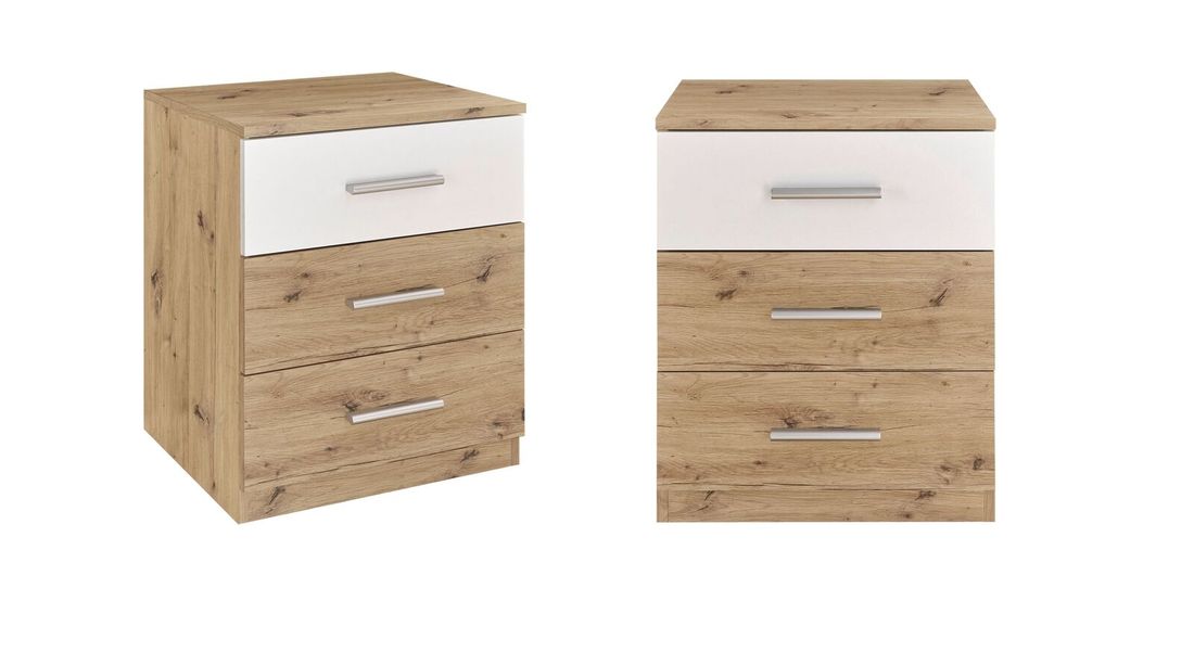 Nachttisch Duana Eiche Dekor H 56cm